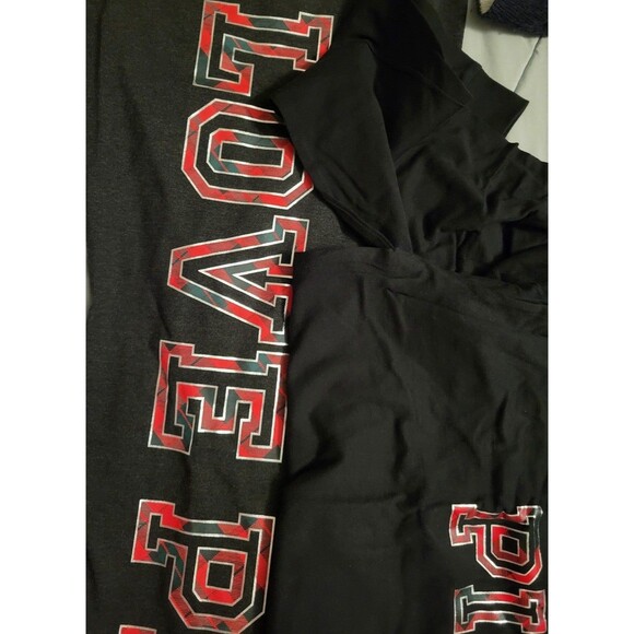 VS PINK outfit leggings CAMPUS TEE PLAID shine XL - Picture 6 of 10